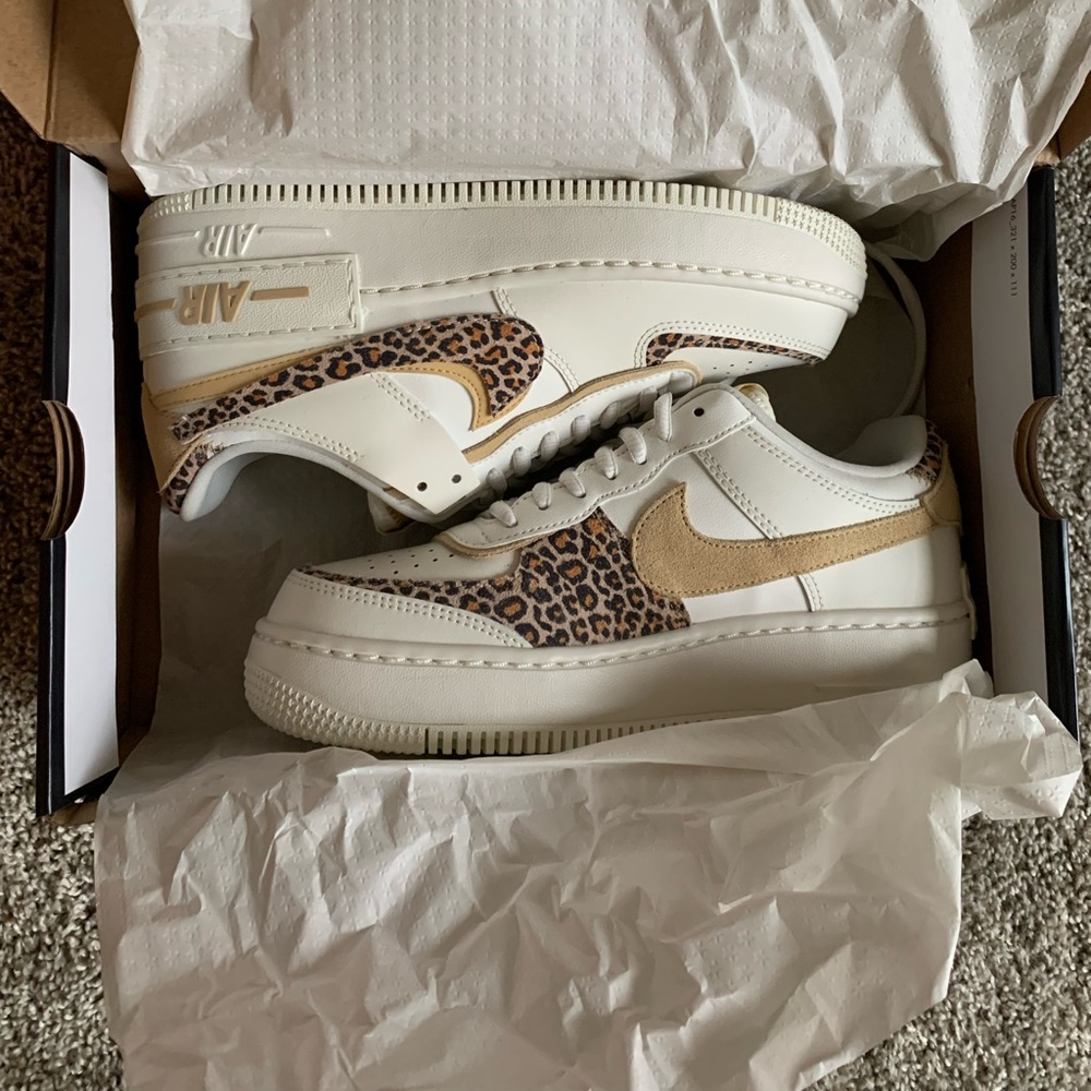 Leopard print air force 1